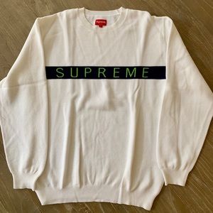 Supreme Pique Crewneck Sweater